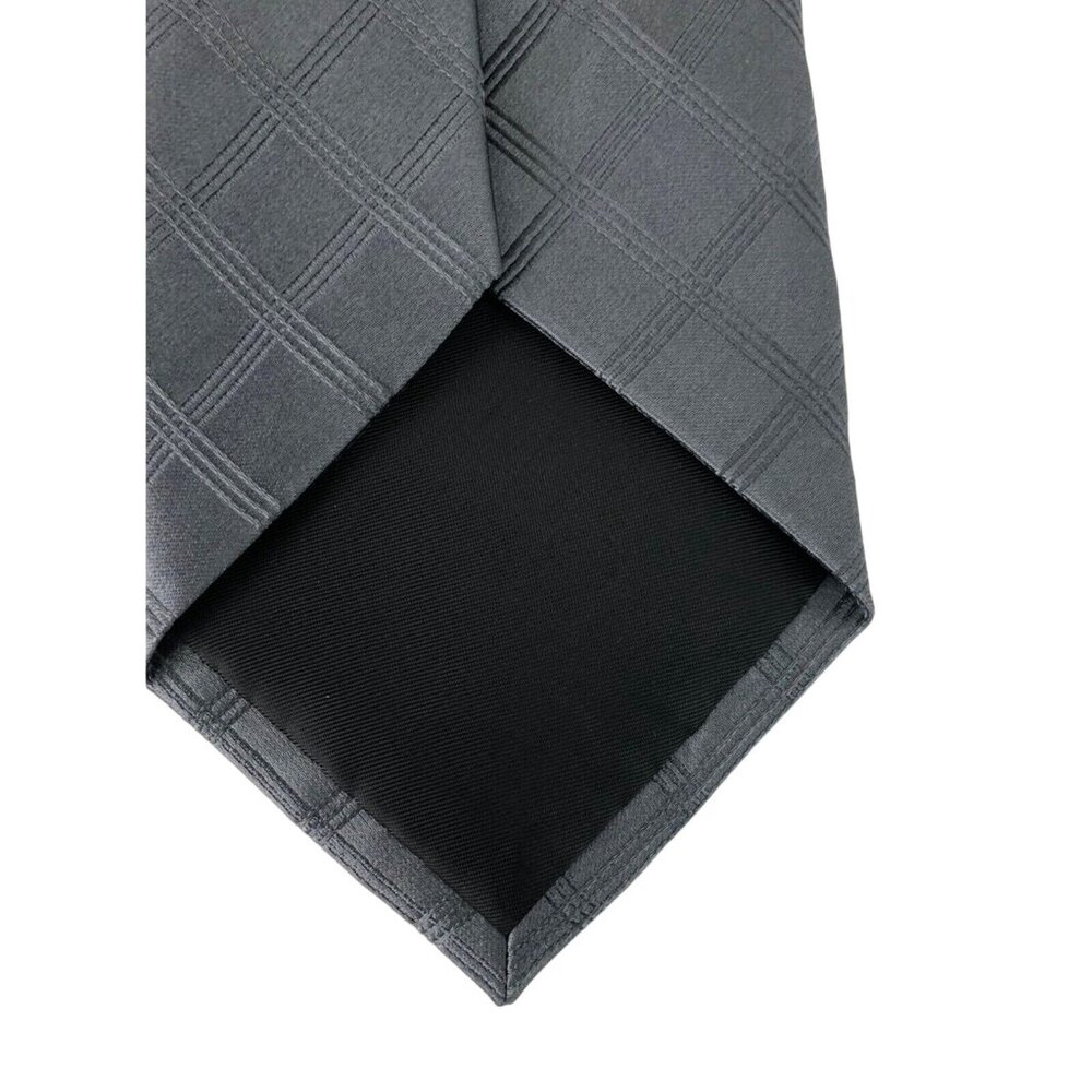 Croft & Barrow Gray Silk Blend Mens Tie Necktie - Picture 5 of 5